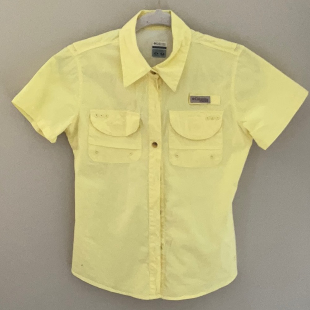 COLUMBIA women’s Bahamas short sleeve vended fishing shirt 👚 S - Picture 3 of 7